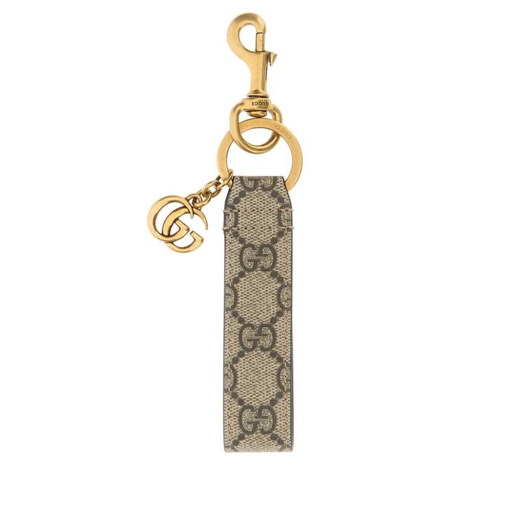 Gucci Men Printed Canvas Keyring - Picture 1 of 2